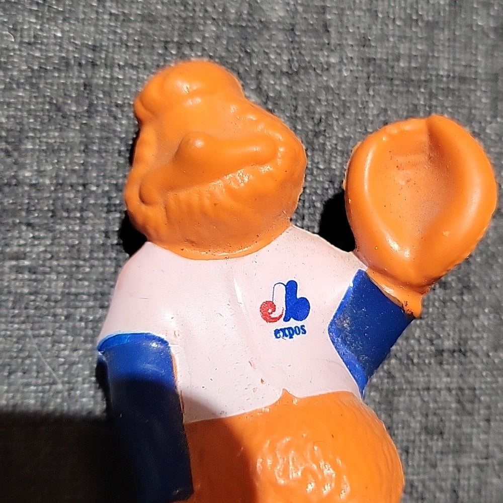 Unpainted Rare Vintage Youppi Figurines Of Baseball Sport Team Montreal Expos