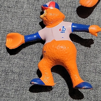 Lot Of 3 Pvcvintage Youppi Figurines Of Baseball Sport Team Montreal Expos #2