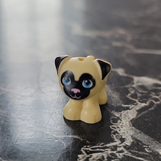 Miniblego Friends Bronzer Pug Dog - Toffee (24564)  Figure Toy Replacement