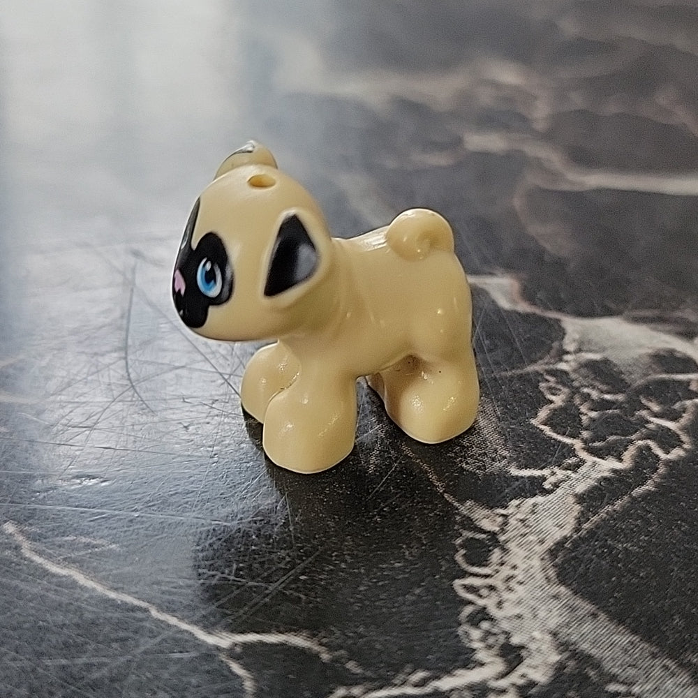 Miniblego Friends Bronzer Pug Dog - Toffee (24564)  Figure Toy Replacement