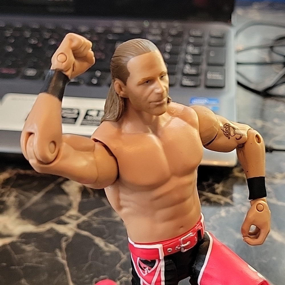 Wwe Mattel Basic Series 4 Shawn Michaels Wrestling Figure Wwf Hbk –  Omniphustoys