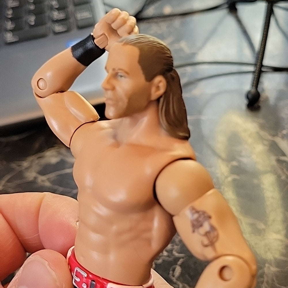 Wwe Mattel Basic Series 4 Shawn Michaels Wrestling Figure Wwf Hbk –  Omniphustoys