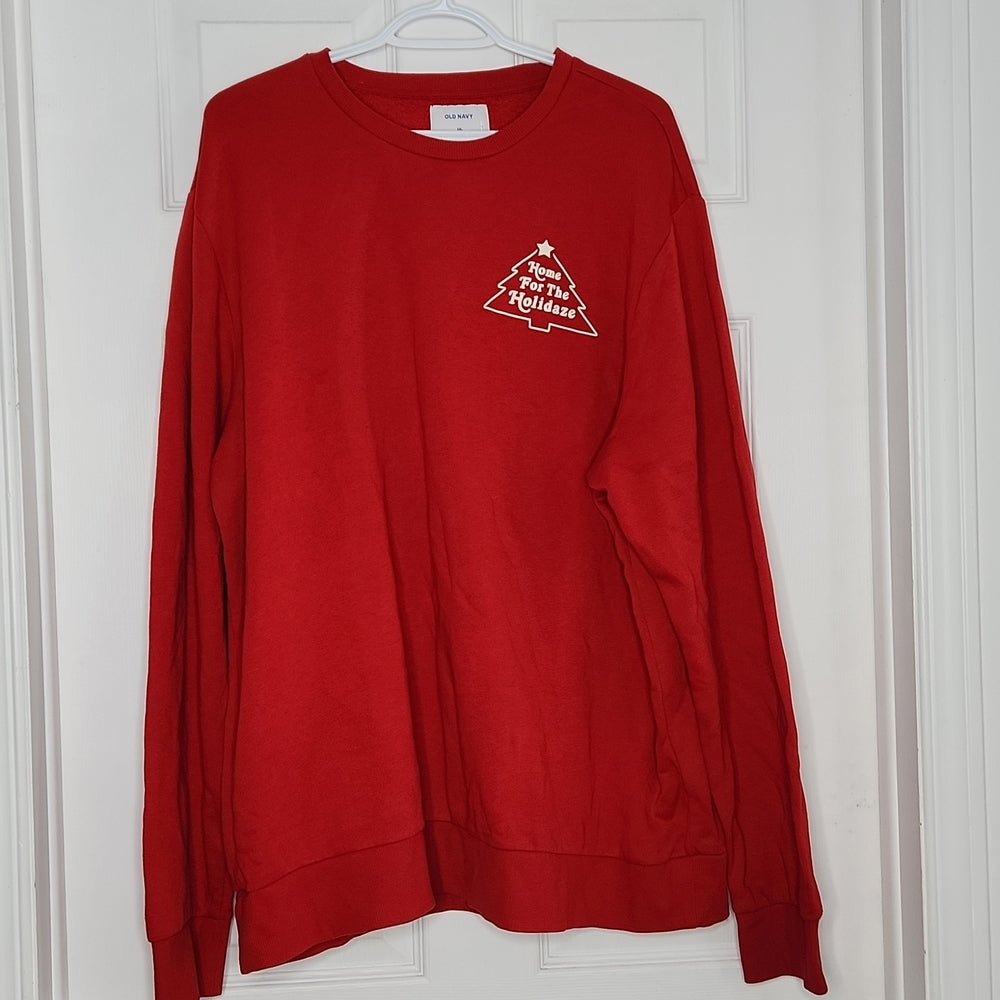 Old Navy Red Sweatshirt Mens Xxl