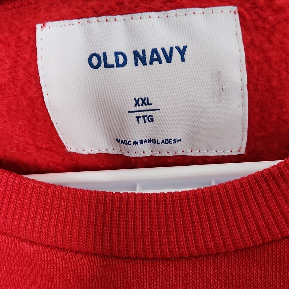 Old Navy Red Sweatshirt Mens Xxl