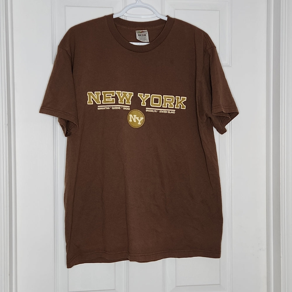 New York T Shirt Mens Large