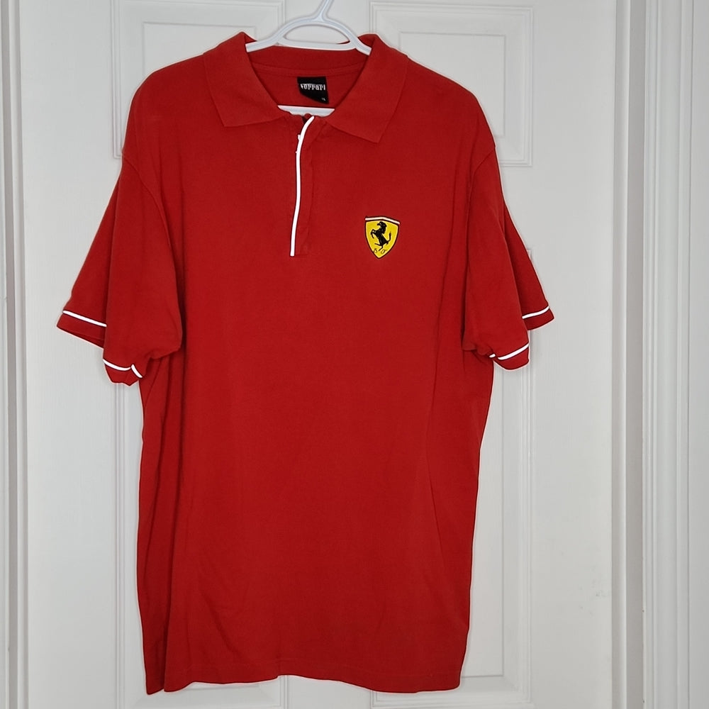 Ferrari Polo Half Zipped Xl