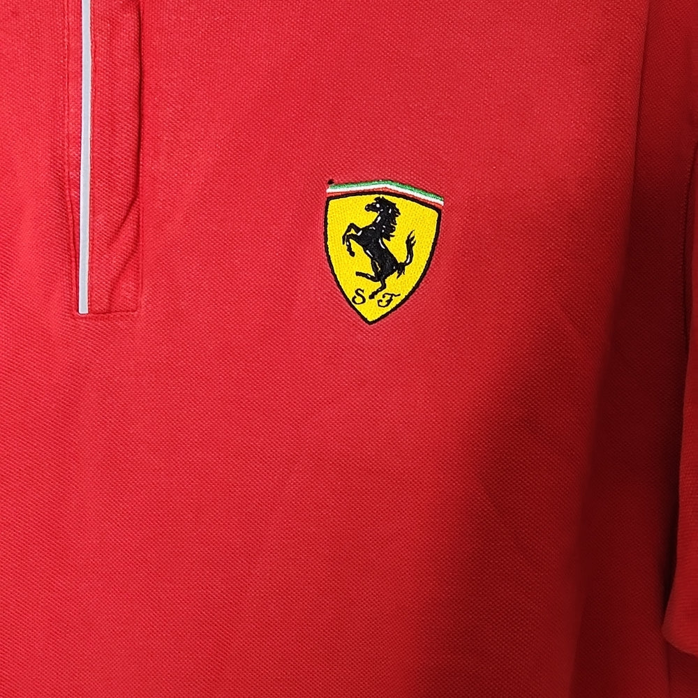 Ferrari Polo Half Zipped Xl