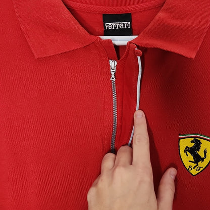 Ferrari Polo Half Zipped Xl