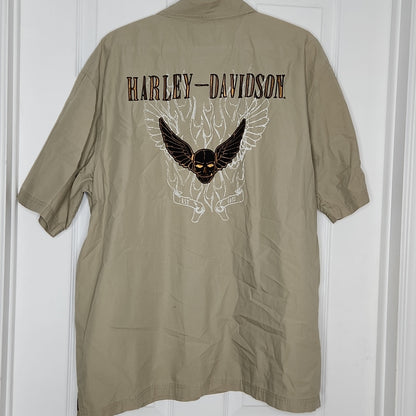 Harley-Davidson Short Sleeves Shirts Mens Xl