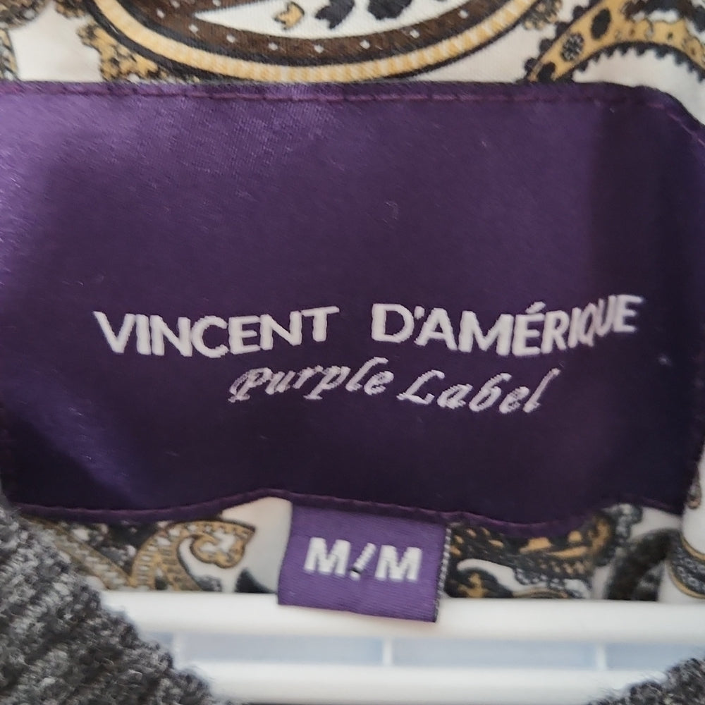 Vincent D'Amérique Sweater Mens Medium