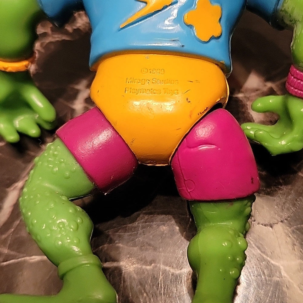 Tmnt Ninja Turtles Genghis Frog Vintage Action Figure Playmates 1990