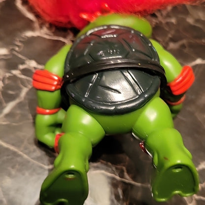 1993 Vintage Teenage Mutant Ninja Turtle Raphael Troll Doll Figure 90S Toys Belt