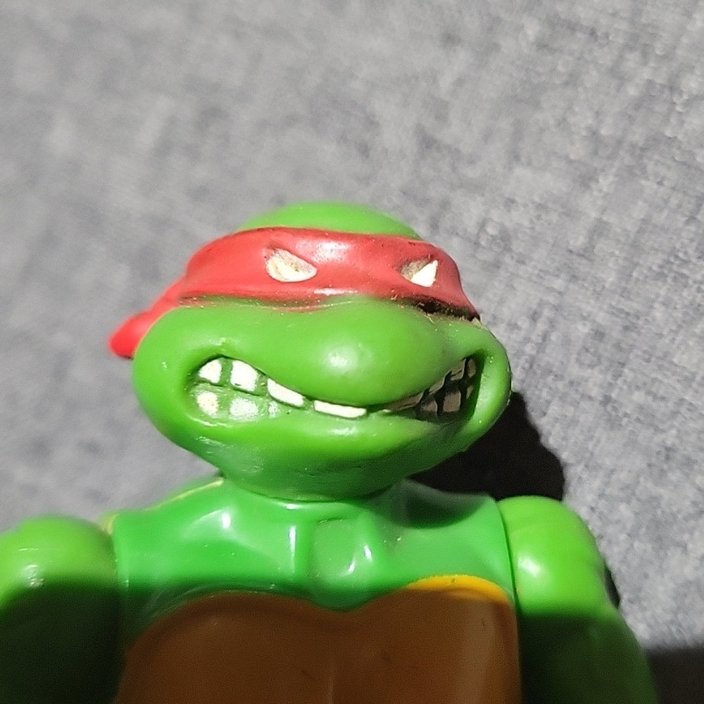 1988 Playmates Tmnt Raph Hard Head Teenage Mutant Ninja Turtles Raphael 2Weapons