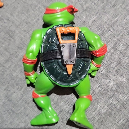 1988 Playmates Tmnt Raph Hard Head Teenage Mutant Ninja Turtles Raphael 2Weapons