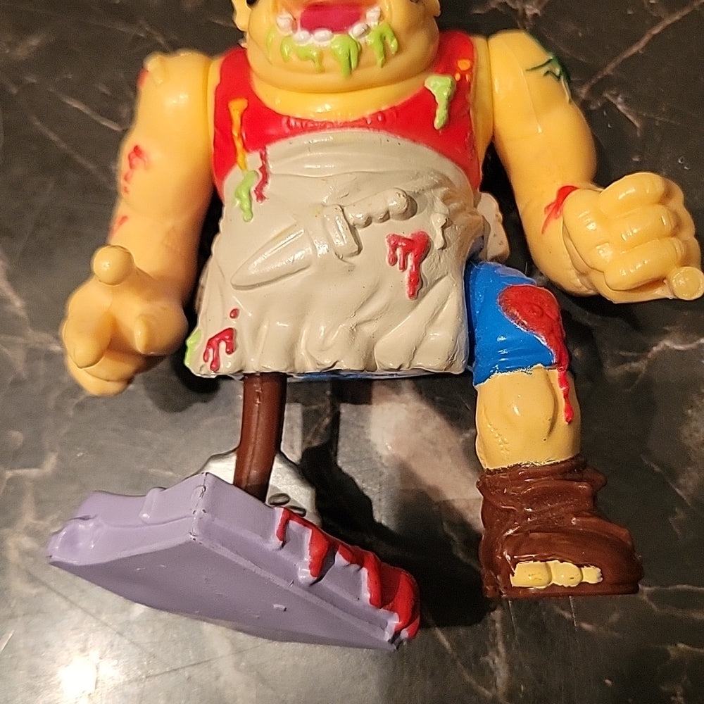 Vintage Tmnt Playmates Pizza Face 1990 Loose Action Figure Toy