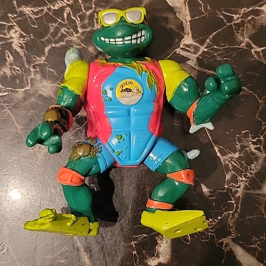 Tmnt 1990 Sewer Surfer Michaelangelo Action Figure Teenage Mutant Ninja Turtles