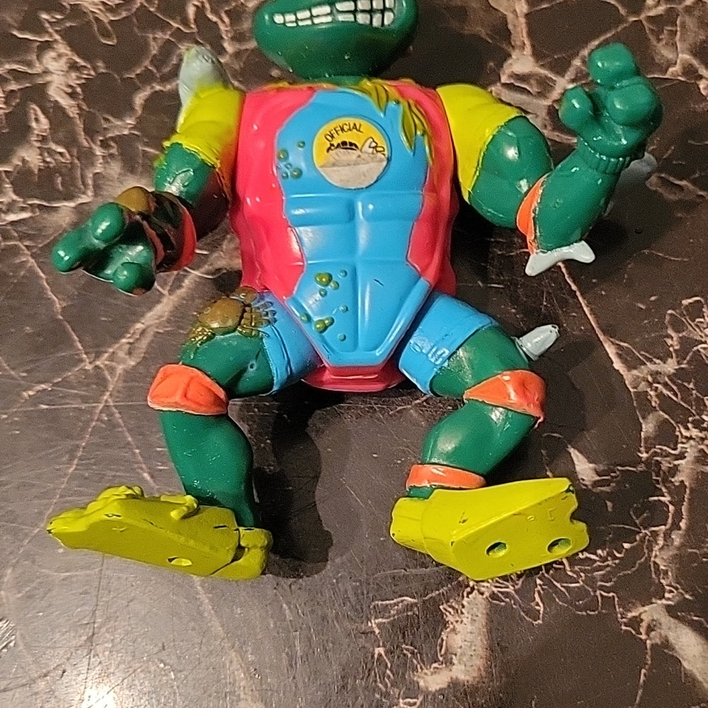 Tmnt 1990 Sewer Surfer Michaelangelo Action Figure Teenage Mutant Ninja Turtles