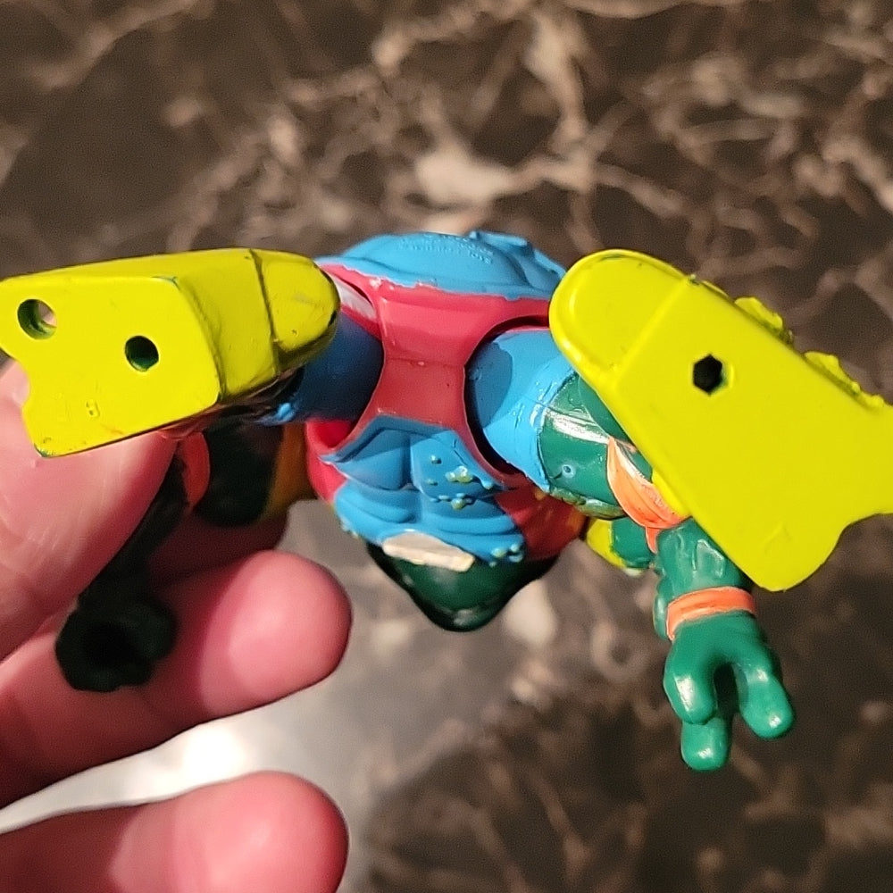 Tmnt 1990 Sewer Surfer Michaelangelo Action Figure Teenage Mutant Ninja Turtles