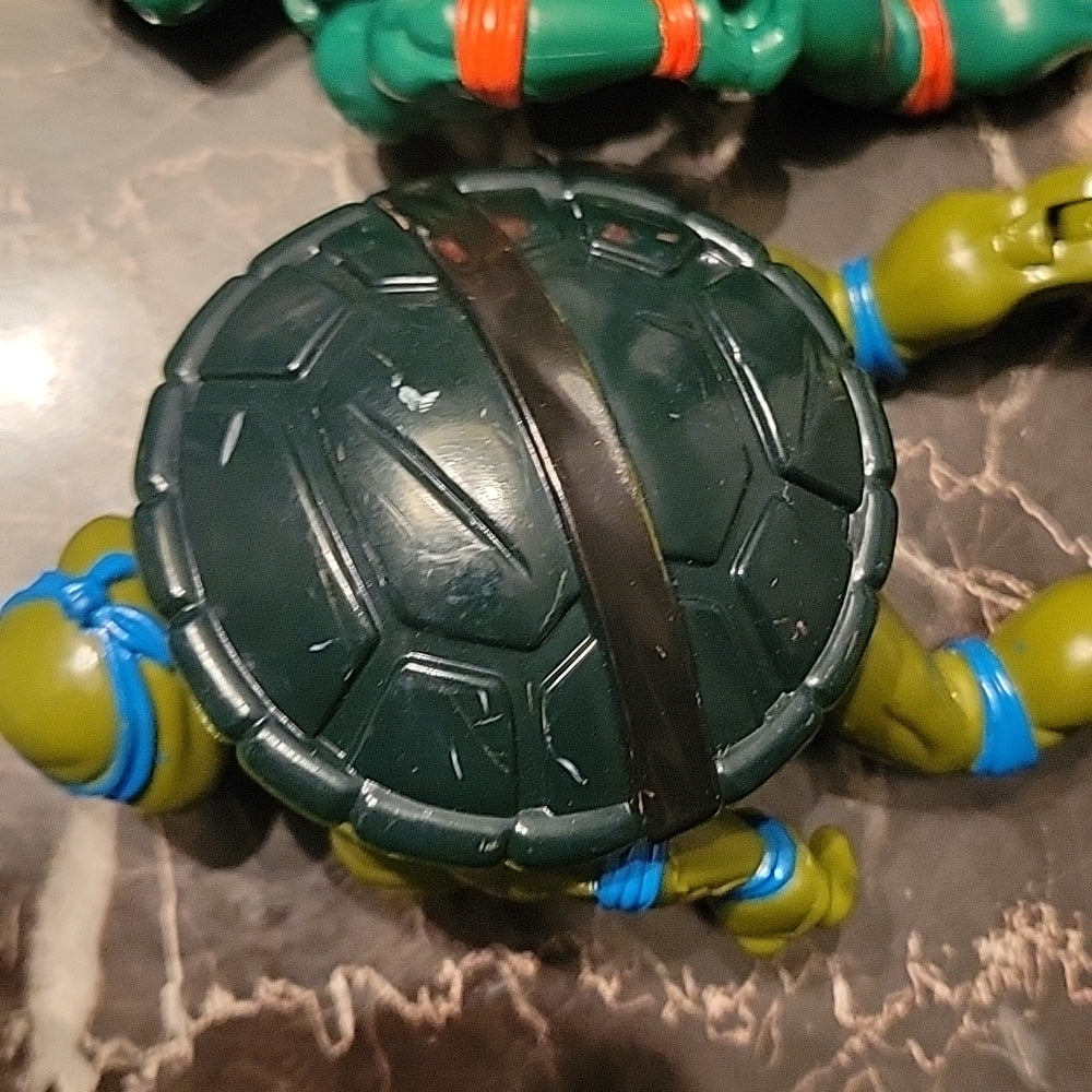 Tmnt Leonardo 1992 Shell Transfoming Leo W/ Part Michaengelo Action Figure Toy