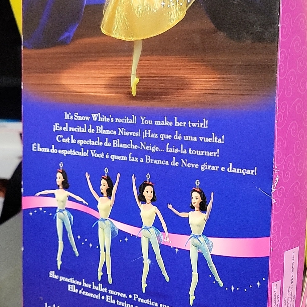 Disney Princess She Spins! Ballerina Mattel Snoe White Doll B7175