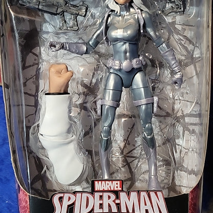 Marvel Legends Silver Sable 6" Spider-Man Action Figure Kingpin Baf