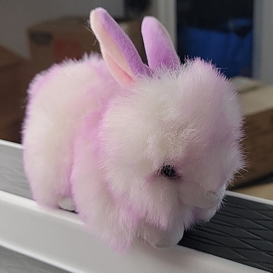 Ty Beanie, Ryley, Purple White, Plush Bunny Rabbit, 16Cm Soft Toy