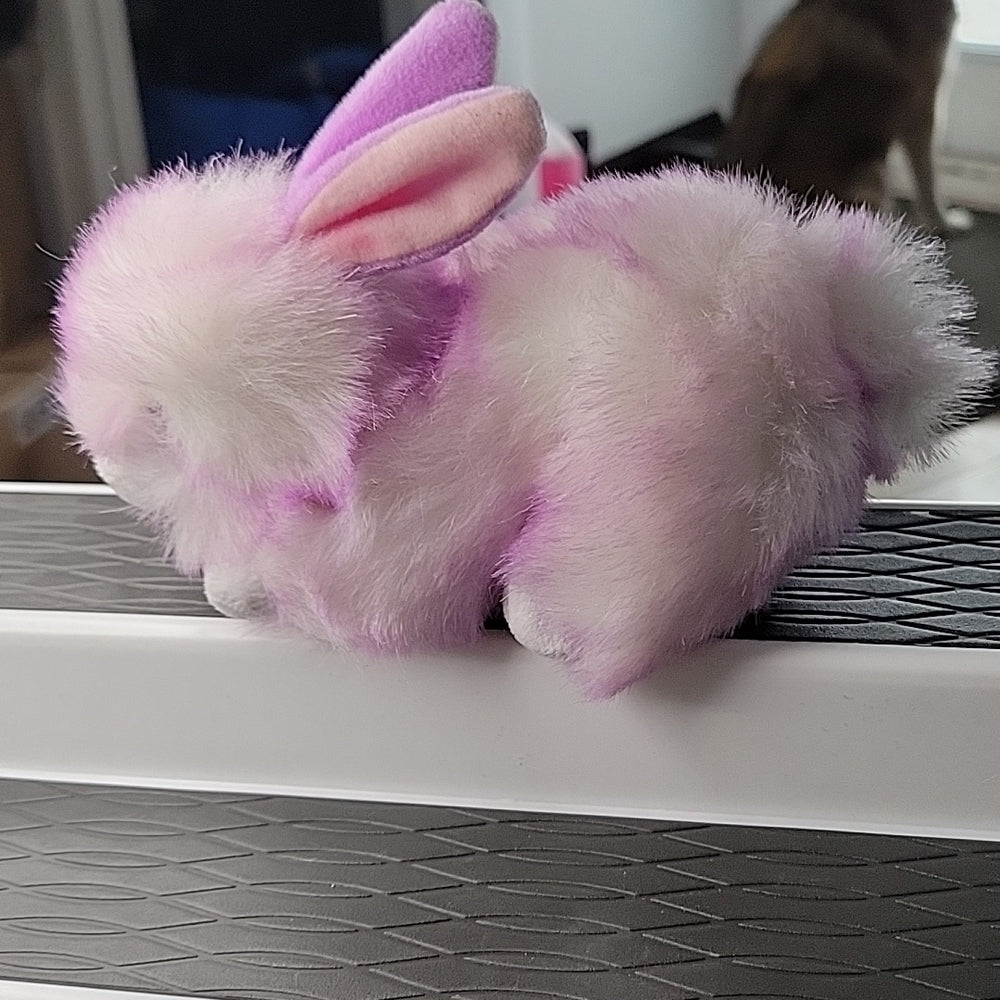 Ty Beanie Ryley Purple White Plush Bunny Rabbit 16Cm Soft Toy Omniphustoys