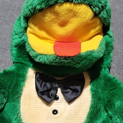 Dakin Frog Hand Puppet 13” Vintage 1985 Tuxedo Retro Rare