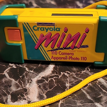 Vintage Crayola Camera 110 Pocket Camera Mini By Concord Easy Loading