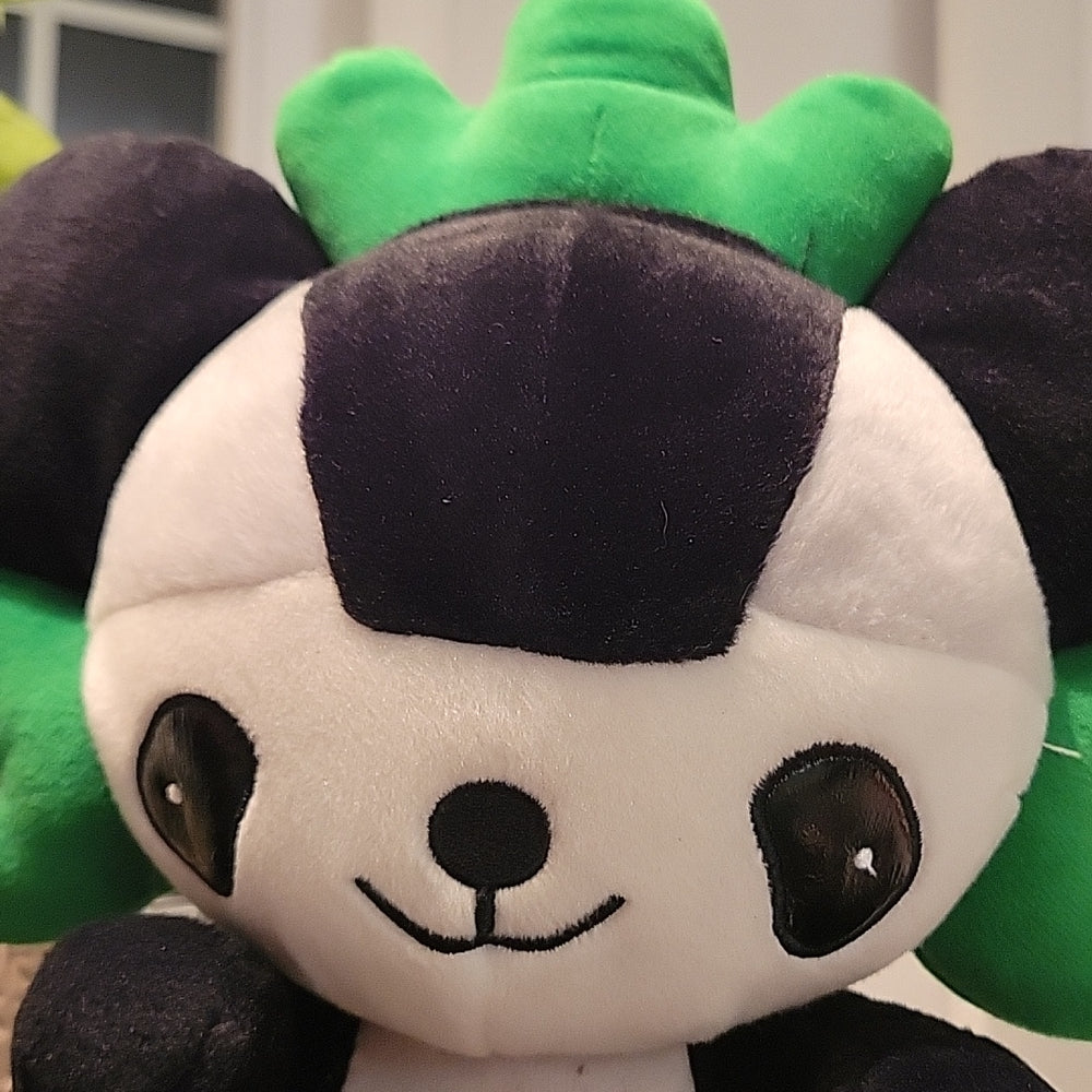 Beijing Olympics 2008 Jing Jing Mascot Panda Stuffed Animal 12” Plush Black