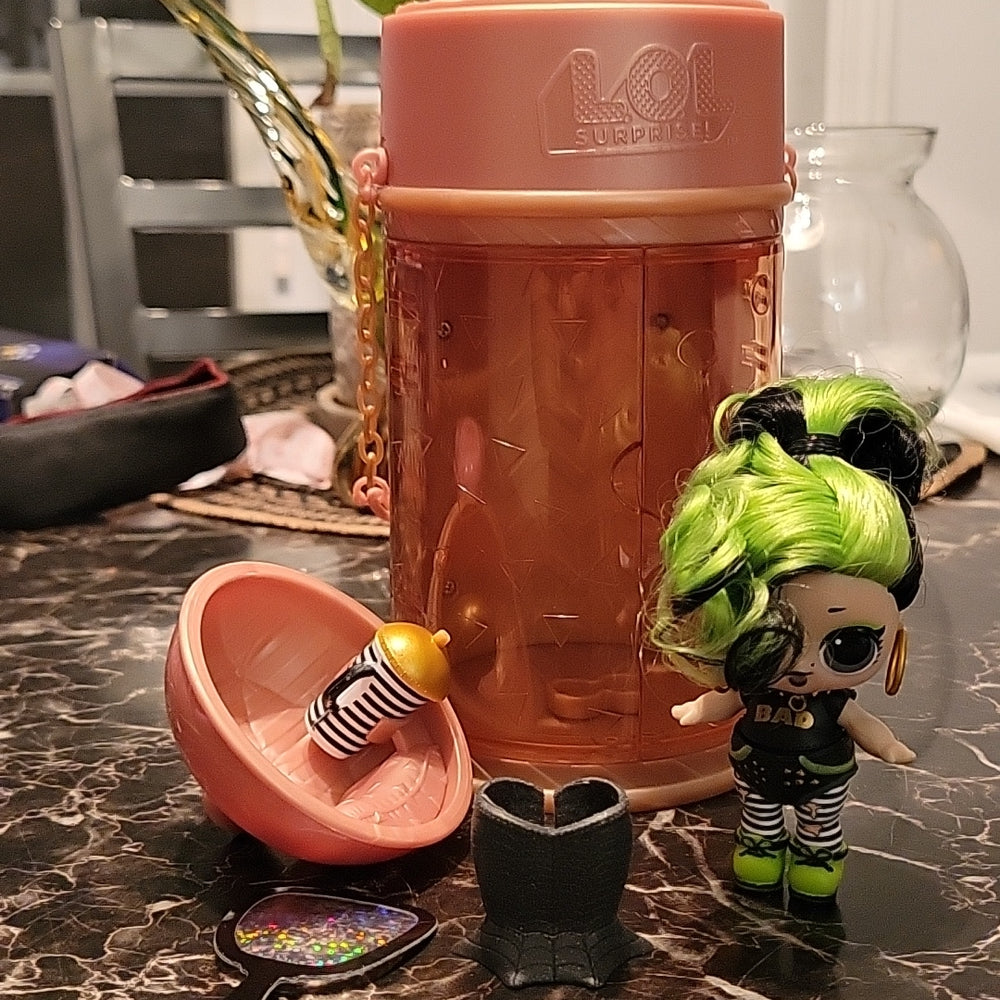 Lol Surprise Bhaddie Hairgoals Ultra Rare Doll Makeover Series 5 Toy In Cylinder