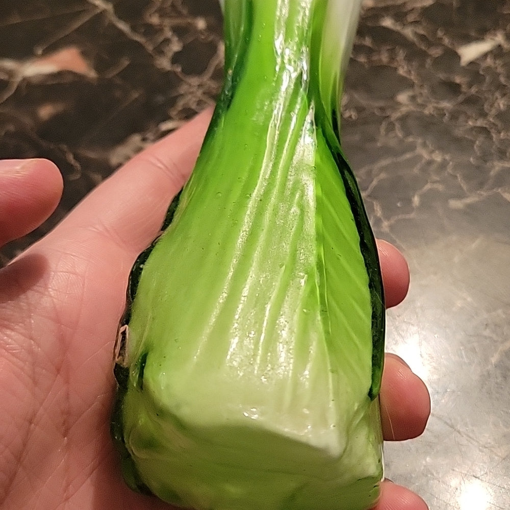 Art Glass Bok Choy Célery Leek Végétable Home Decor Paper Weight