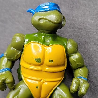 Hard Head Leonardo Vintage Tmnt Teenage Mutant Ninja Turtles Figure 1988 Toy Vtg