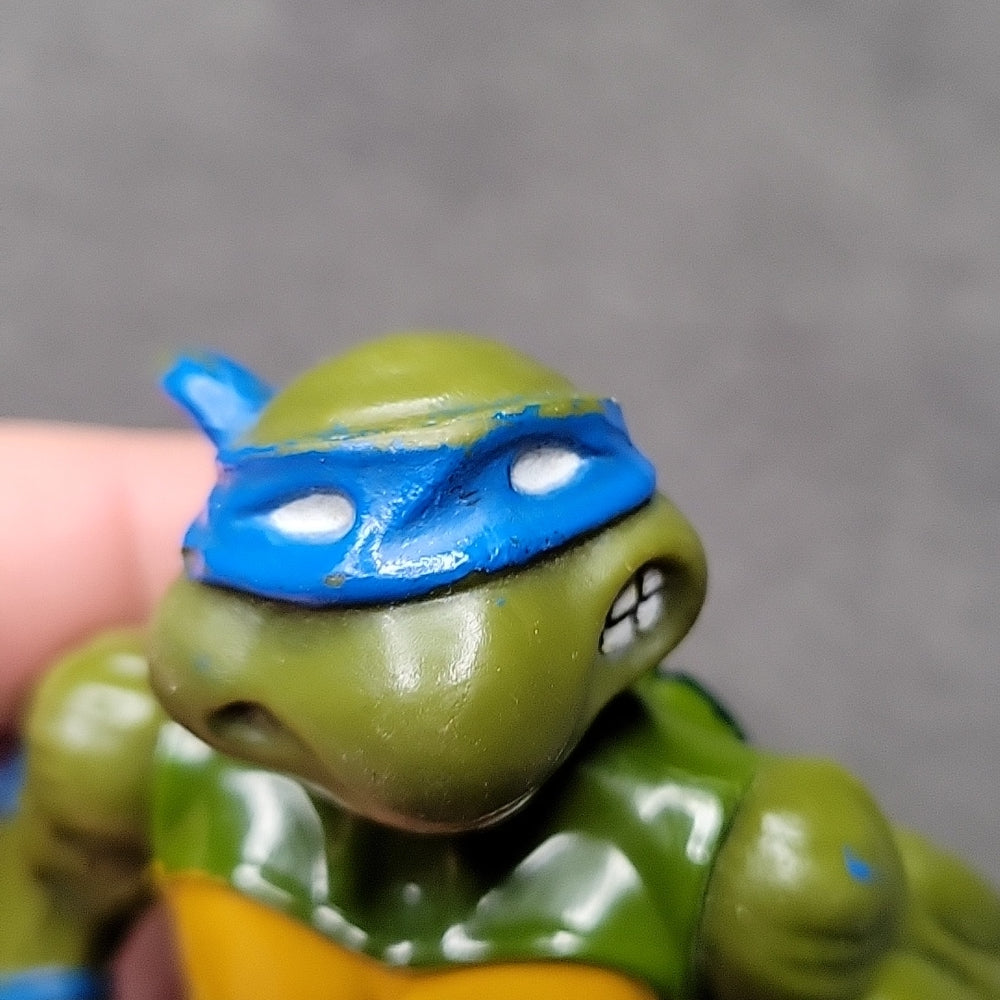 Hard Head Leonardo Vintage Tmnt Teenage Mutant Ninja Turtles Figure 1988 Toy Vtg