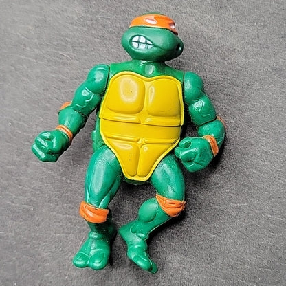 Tmnt Teenage Mutant Ninja Turtles Figure 1988 Hard Head Michaengelo Mick Vintage