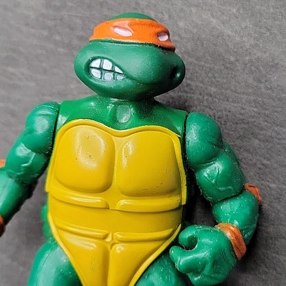 Tmnt Teenage Mutant Ninja Turtles Figure 1988 Hard Head Michaengelo Mick Vintage