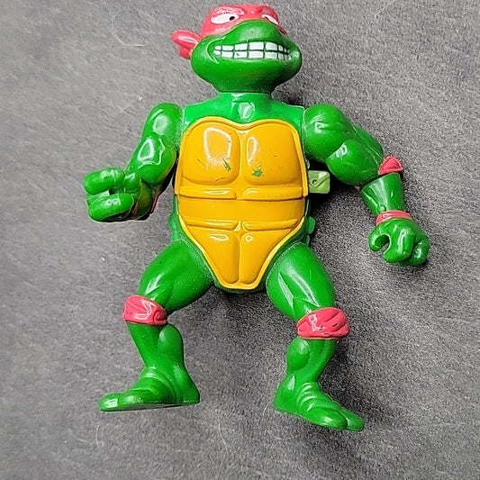 1989 Vintage Tmnt Teenage Mutant Ninja Turtles Wacky Action Raphael Figure Toy