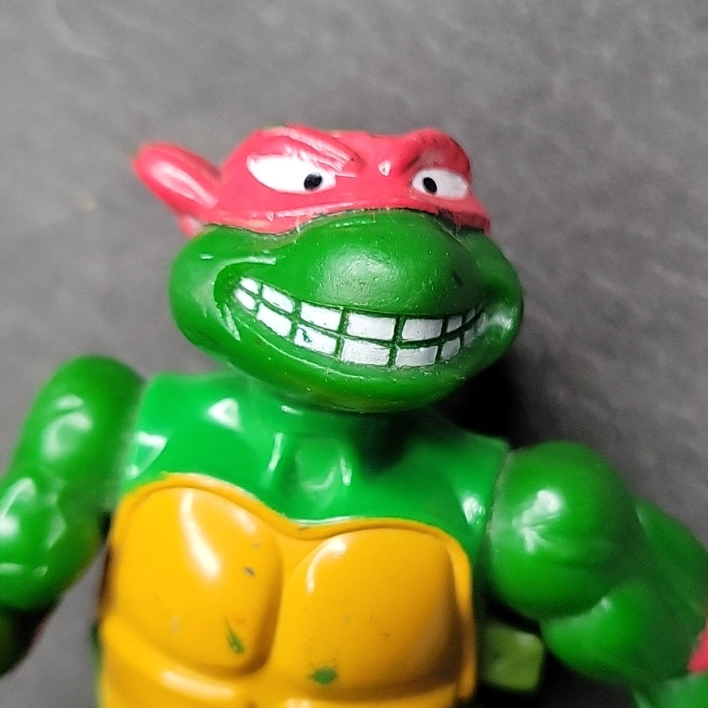 1989 Vintage Tmnt Teenage Mutant Ninja Turtles Wacky Action Raphael Figure Toy