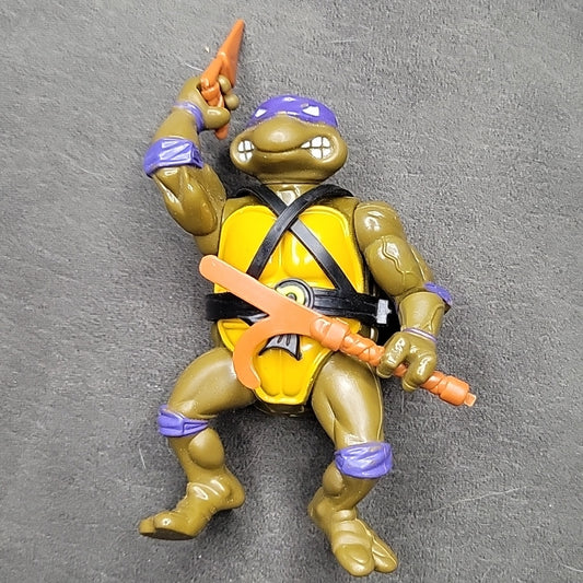 1988 Donatello Hardhead Teenage Mutant Ninja Turtles Tmnt Vintage Figure Belt +2