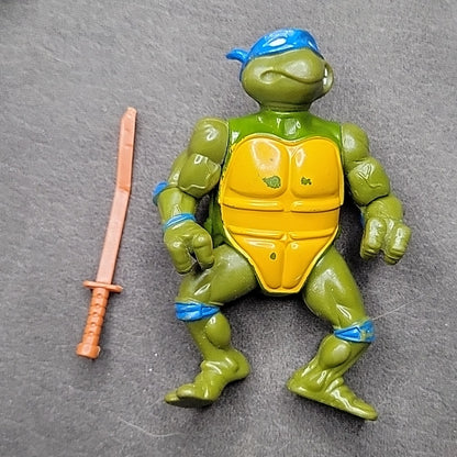 Hard Head Leonardo Vintage Tmnt Teenage Mutant Ninja Turtles Figure 1988 Toy Vtg