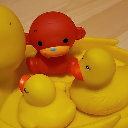 It'S Bath Time For Little Kids Baby Duck Animals Chick Elephant Flotting Toys