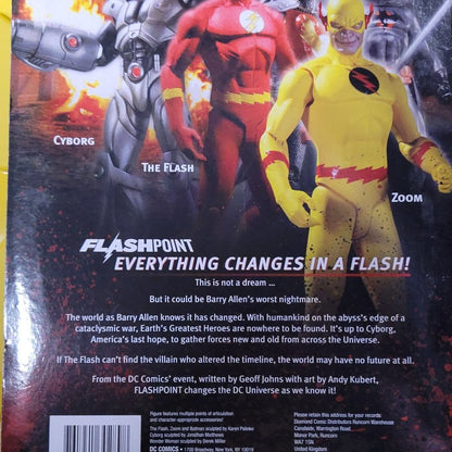 The Flash Action Figure Flashpoint Zoom Sdcc 4000 Comiccon Dc Comics Convention