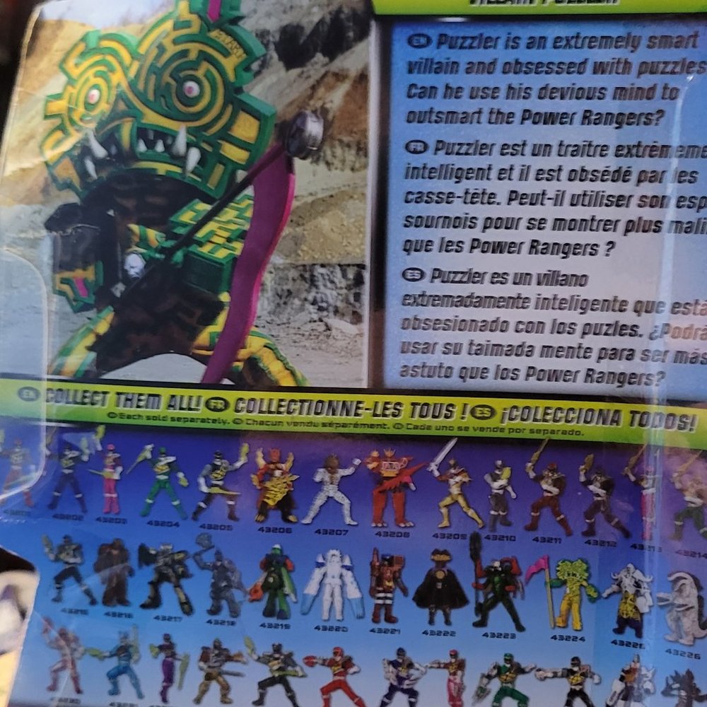 Bandai Power Rangers Dino Super Charge Villain Puzzler 2015 See Photos New