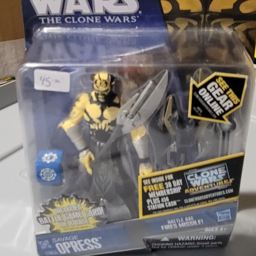 Star Wars The Clone Wars 3.75 Inch Action Figure Savage Opress Cw55 Toy New