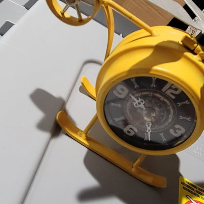 Hot Selling Helicopter Shape Table Clock For Home Decor
