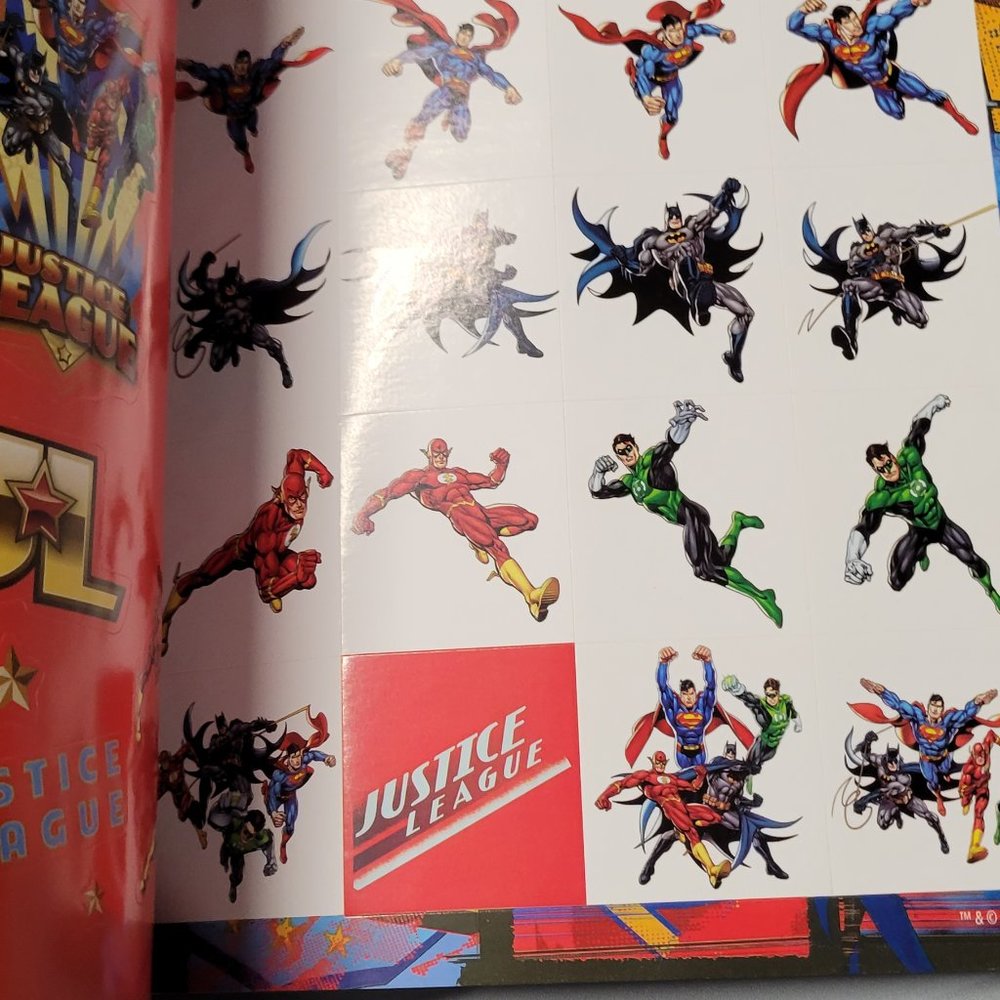 Justice League - Mon Livre Collector 1000 Stickers Livre Broché