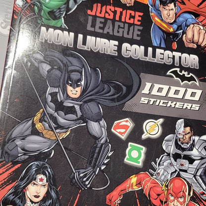 Justice League - Mon Livre Collector 1000 Stickers Livre Broché