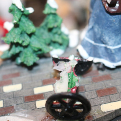 Large Pieces Christmas Village Figurine Lot People Accessories Figures Lot #7