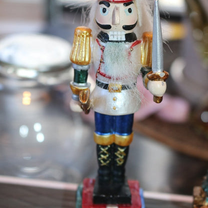 Nut Crackers Holiday 4 Vintage 5 Inch Nut Crackers Ceramic Look