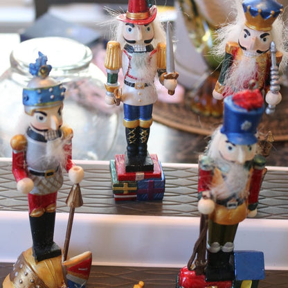 Nut Crackers Holiday 4 Vintage 5 Inch Nut Crackers Ceramic Look